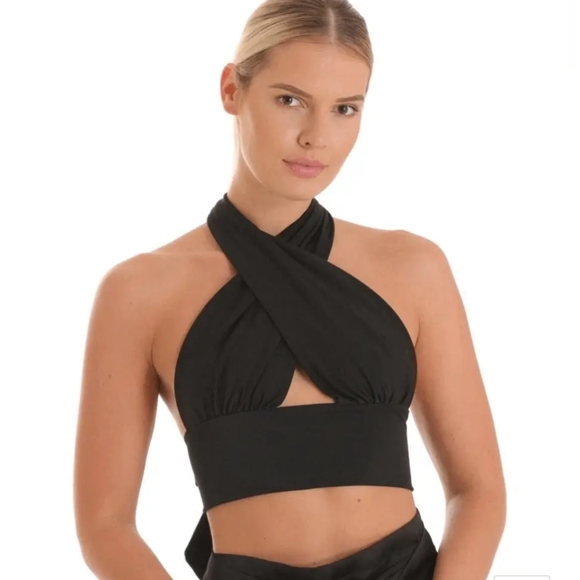 Balia 8-Way Wrap Top - Black - OS - Picture 3 of 9